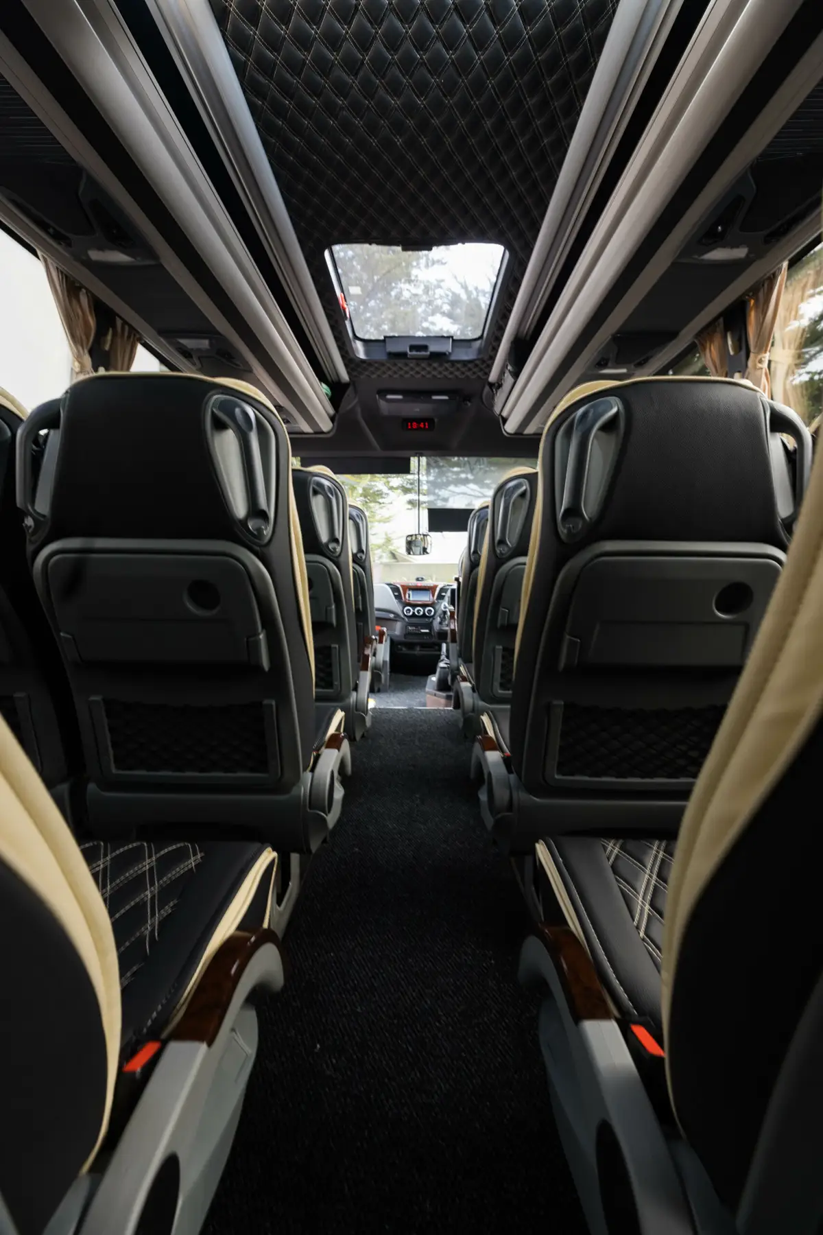Mackey Coaches fleet vehicle - exterior and interior