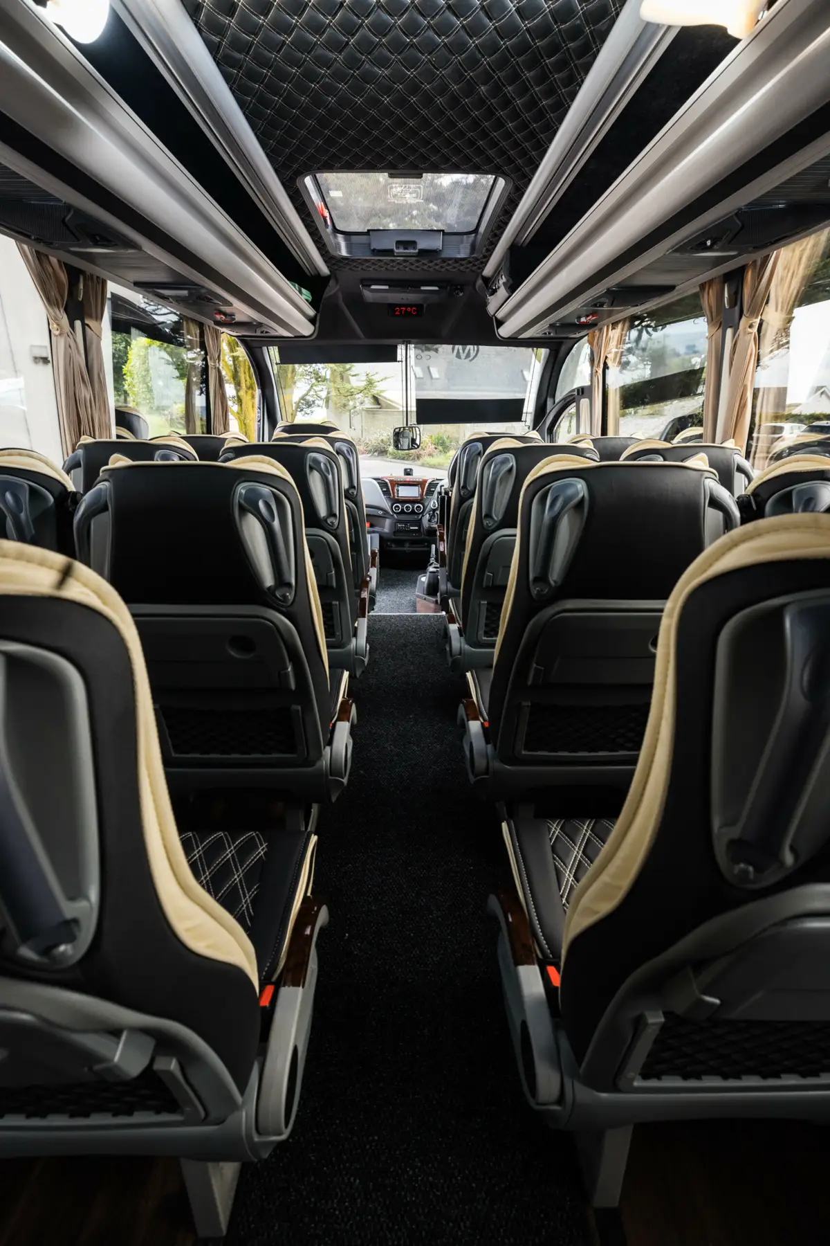 Mackey Coaches fleet vehicle - exterior and interior