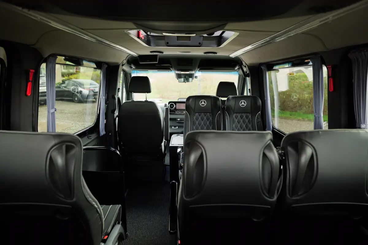 Mackey Coaches fleet vehicle - exterior and interior